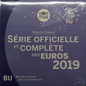 FRANCE 2019 - EURO COIN SET - BU